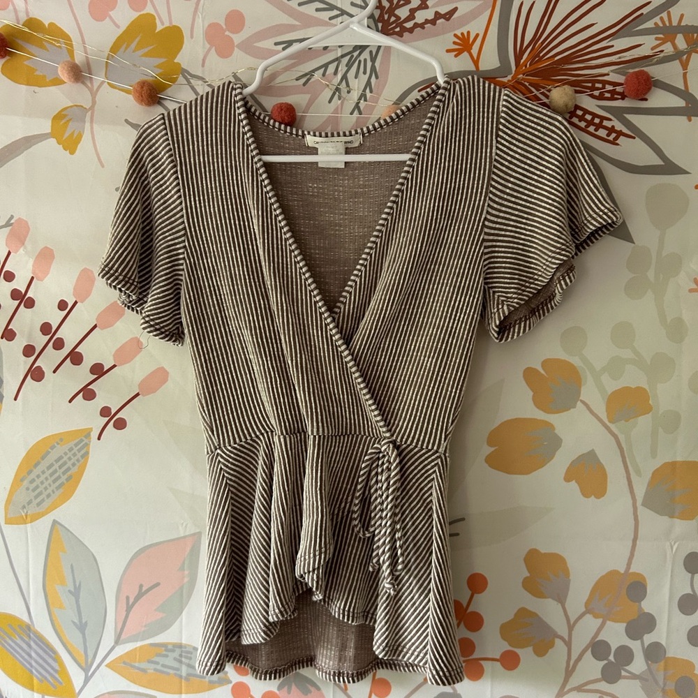 Caution to the Wind (Target Brand) Size small flowy summer Shirt/ Blouse